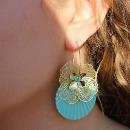 Boucles d'oreilles "Florale" – Image 2
