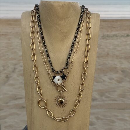 Collier "Claudia" doré – Image 4