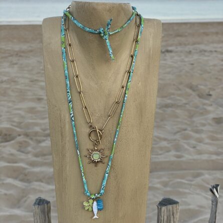Collier "Sofia" Soleil Vert – Image 4