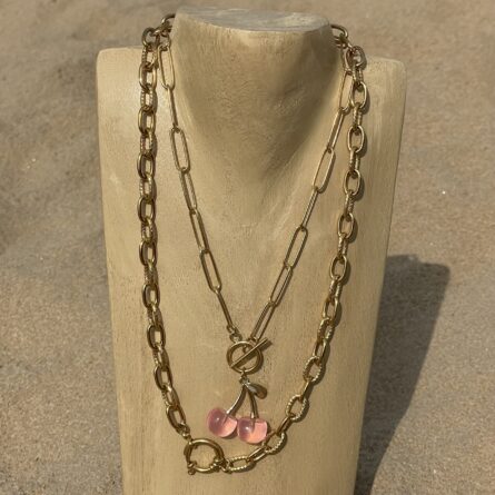 Collier "Sofia" Cerise – Image 3