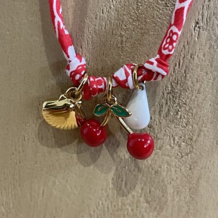 Collier "Dune" rouge – Image 2