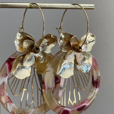 Boucles d'oreilles "Ailes de Papillon" – Image 2