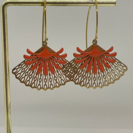 Boucles d'oreilles "Eventail" – Image 2
