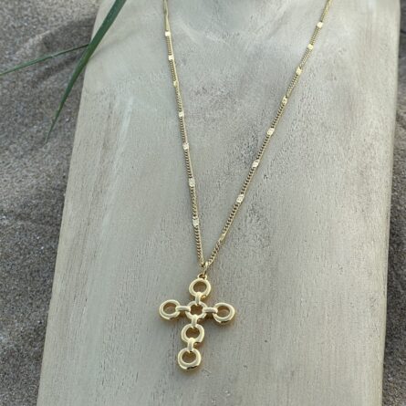 Collier sautoir "Croix" – Image 2