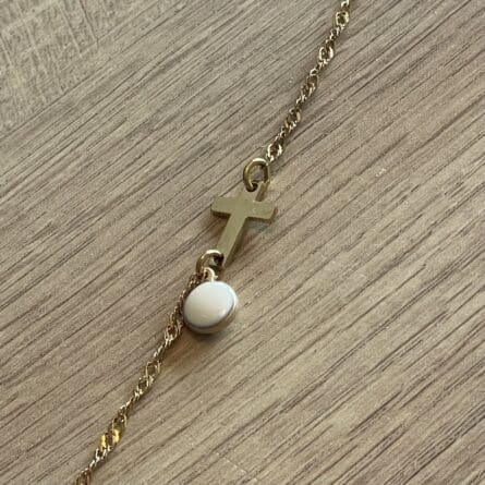 Bracelet "Croix" Ivoire – Image 2