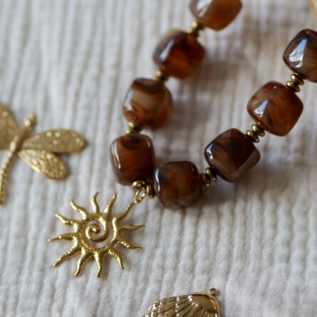 Collier Victoria Caramel – Image 3