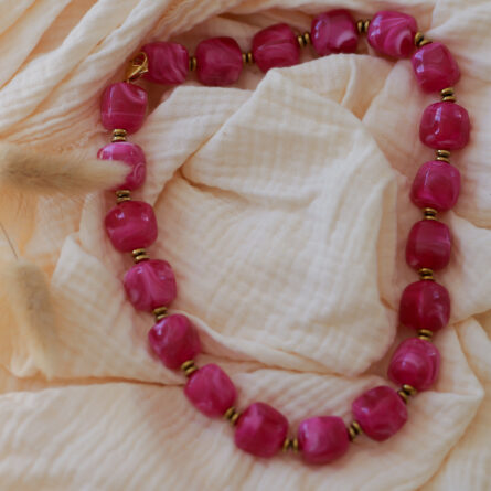 Collier Victoria Fuchsia – Image 2