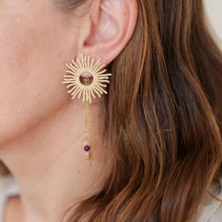 Boucles d'oreilles SOLAIRE – Image 2