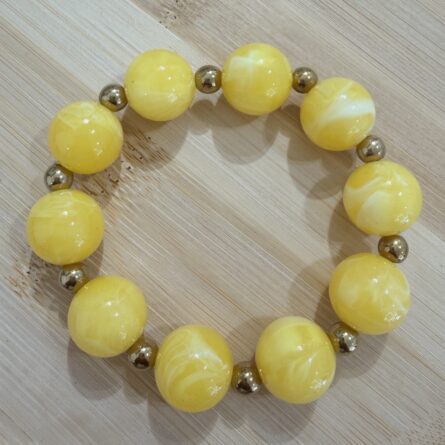 Bracelet "Plage" Jaune – Image 3