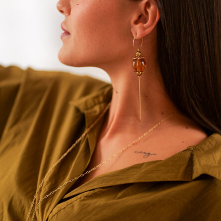 Boucles d'oreilles "Capucine" – Image 2
